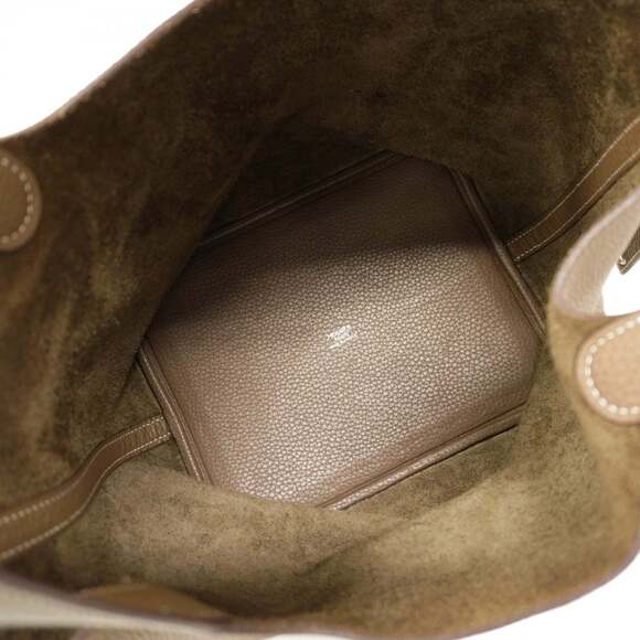 Hermes Hermès Picotin Lock MM Handbag in Taurillon Clemence Etoupe with D Sta... - Picture 4 of 15